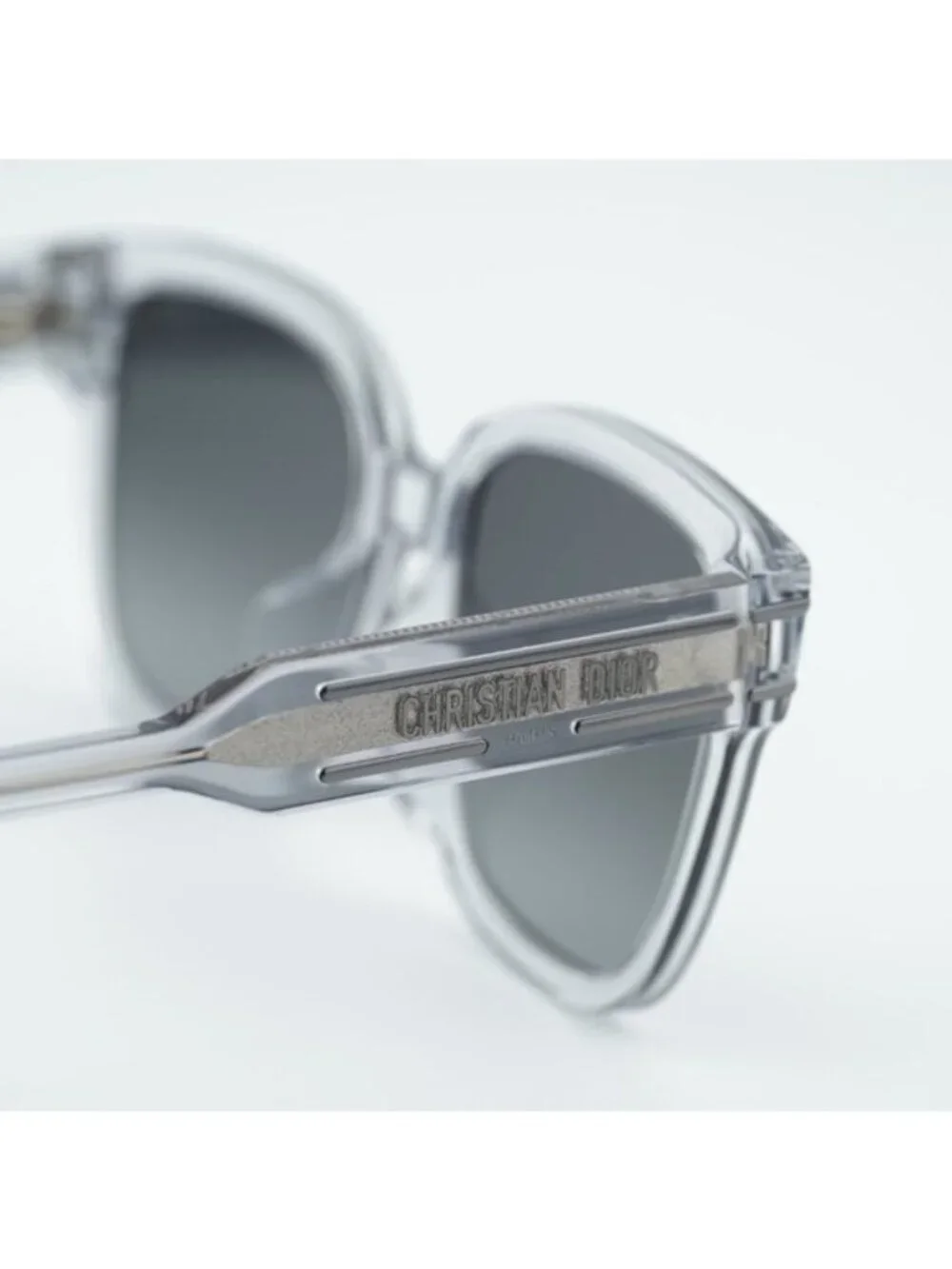 Dior DIORSIGNATURE S7F 45A1 Sunglasses Grey Square Frame, Grey Lenses